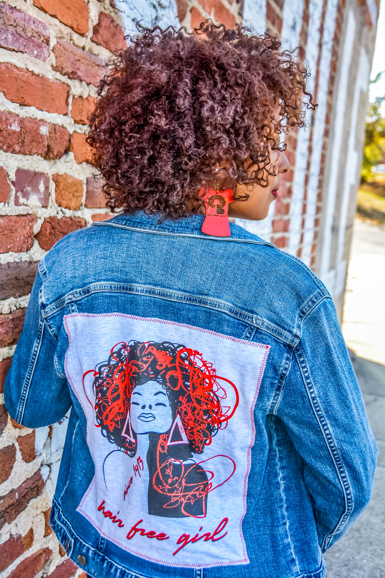 Hair Free Girl 1913 Edition Denim Jacket