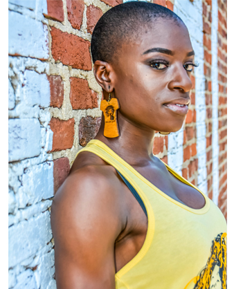 Hair Free Girl earrings