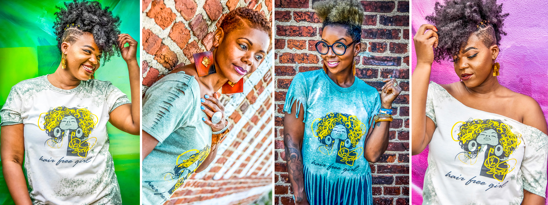 Hair Free Girl tees