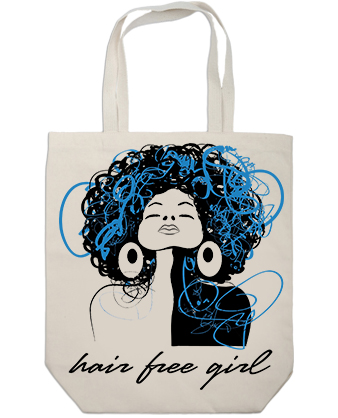 Hair Free Girl Tote
